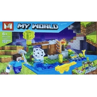 Os mais pedidos Bloco de montar educativo My Word minecraft colecionável infantil escolha seu modelo