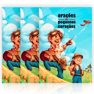 Kit de Evangelismo - 3 livros Palavras de Vida - Orações dos pequenos corações - Homens