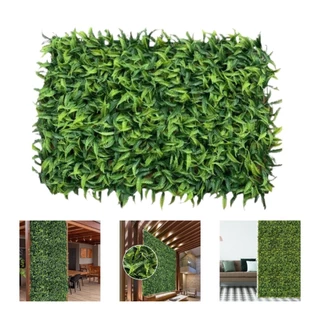 Kit 4 Placas Samambaia Grama Artificial Parede Muro Inglês Vertical Cheio