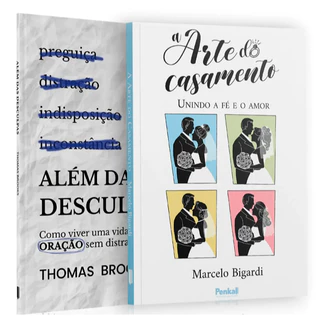 Kit 2 Livros - A Arte do Casamento: Oração e Fé no Coração do Relacionamento