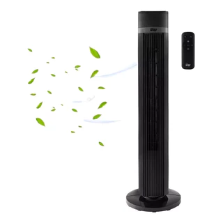 Ventilador Torre Vertical Wap Air Silence De Chão Preto em Oferta na Shopee