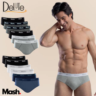 Kit com 6 Cuecas Mash Slip Modelo Tradicional em Algodao Cotton Original Masculina em Oferta na Shopee
