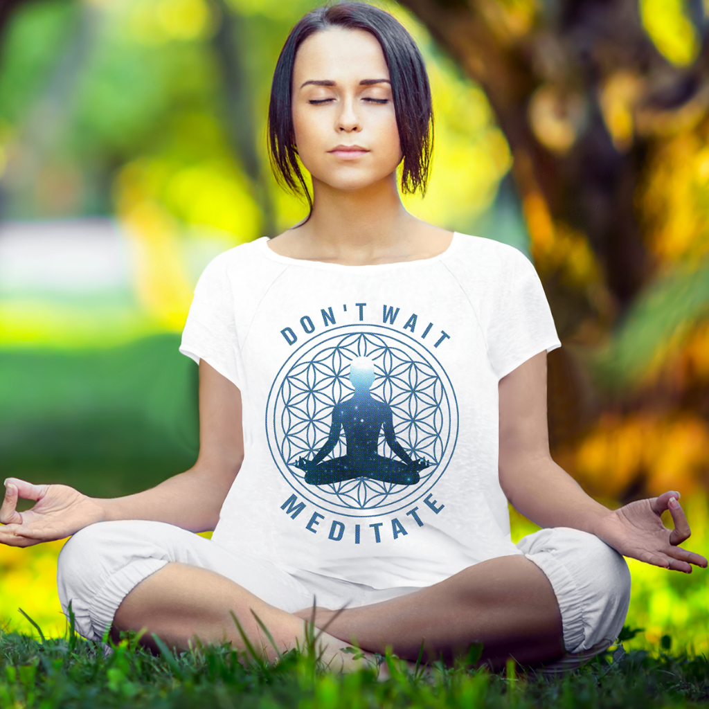 CAMISETA FEMININA MEDITE OFF WHITE