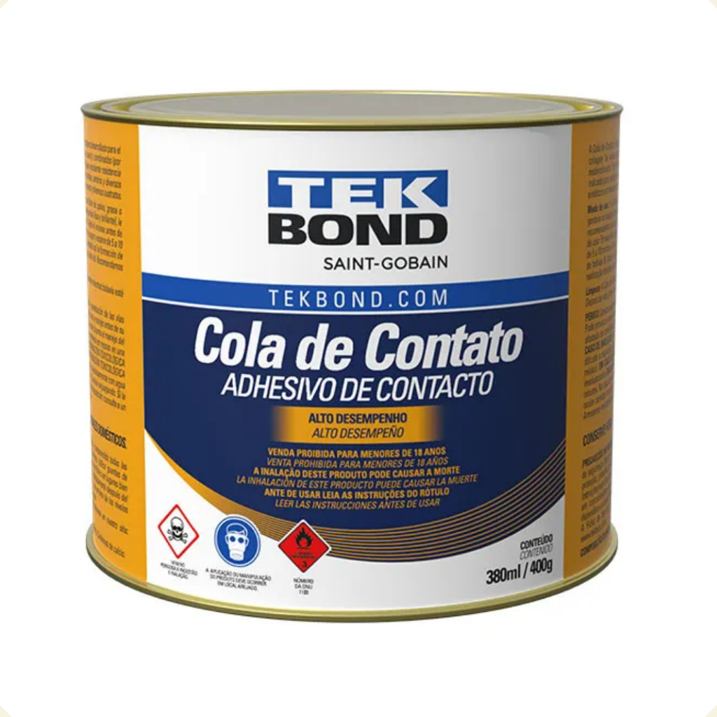 Adesivo Cola Contato Tekbond Sapateiro Marceneiro 400g
