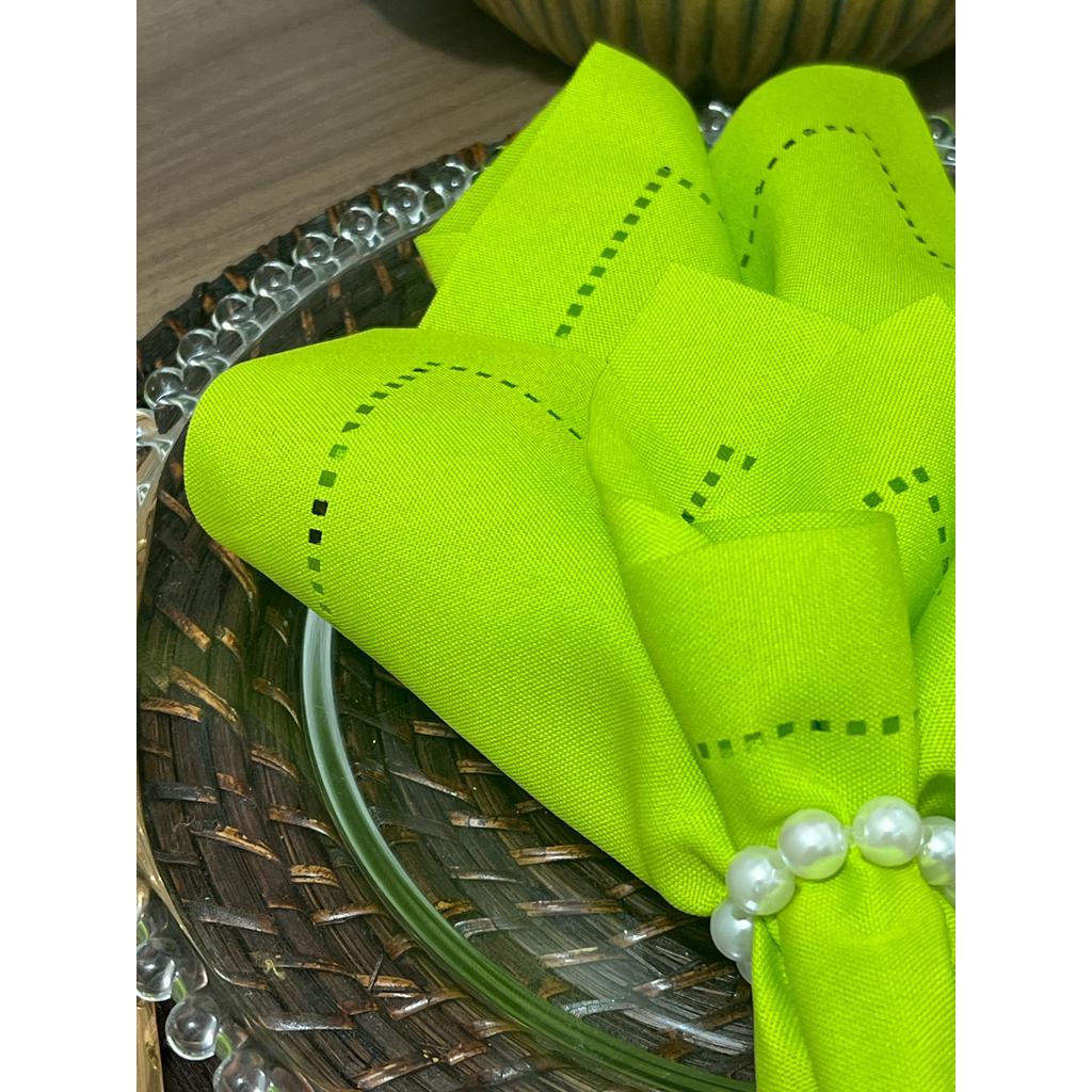 Kit 8 Guardanapos Em Oxford 35x35 Corte Laser Várias Cores