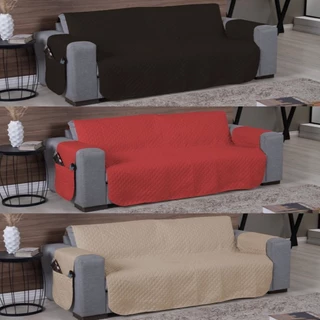 Capa Para Sofá Retrátil 3 Lugares King Grande 1,80/2,20 Protetor Sofa Sala Capa Protetora Pets