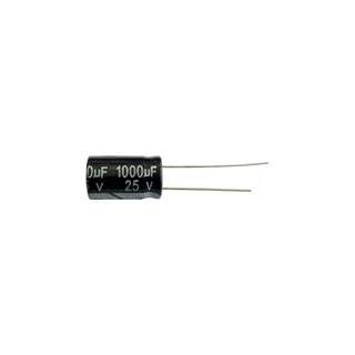 50x Capacitor Eletrolítico 1000uf x 25v 105º Kit c/50 Peças
