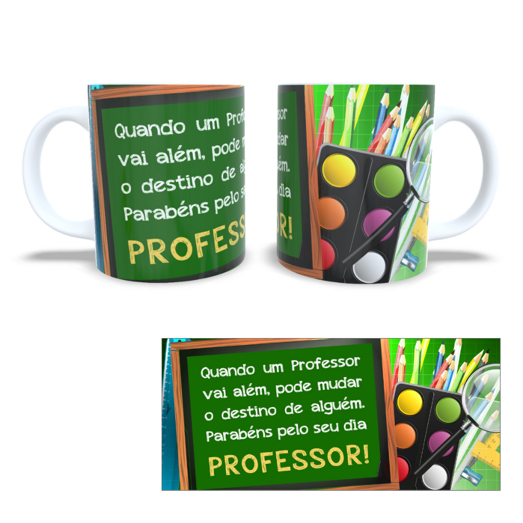 Caneca Personalizada Dia dos Professores Lembranicnha Professor/Professora (Diversos Modelos)