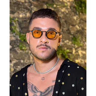 Óculos de Sol Unissex Quadrado Retrô Moderno Proteção UV - Orion