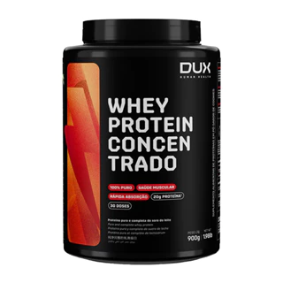 Whey Dux Concentrado 900g ( Pote ) - DUX Nutrition