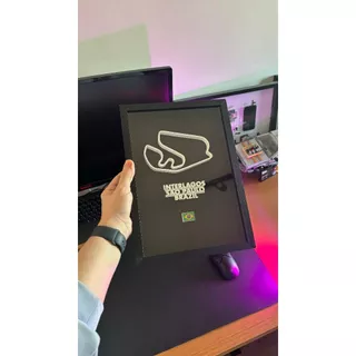 Quadro Circuito Fórmula 1 3D F1