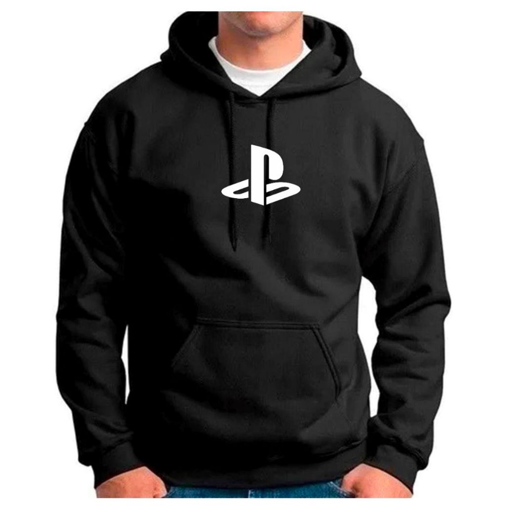 Blusa Moletom PS Play Agasalho Capuz Oferta Várias Cores Ps5