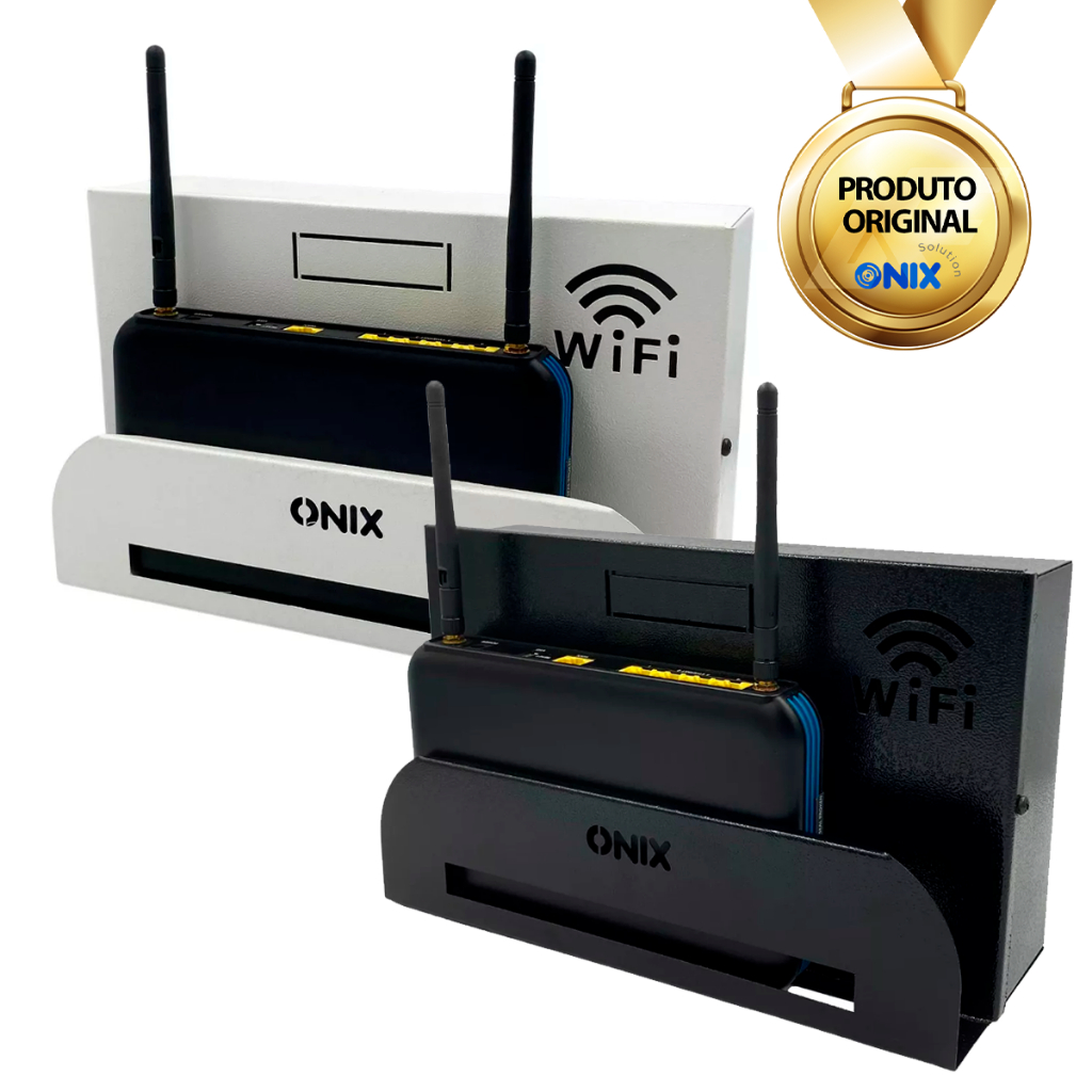 Organizador Metálico Para Roteadores Cabos e Modem suporte