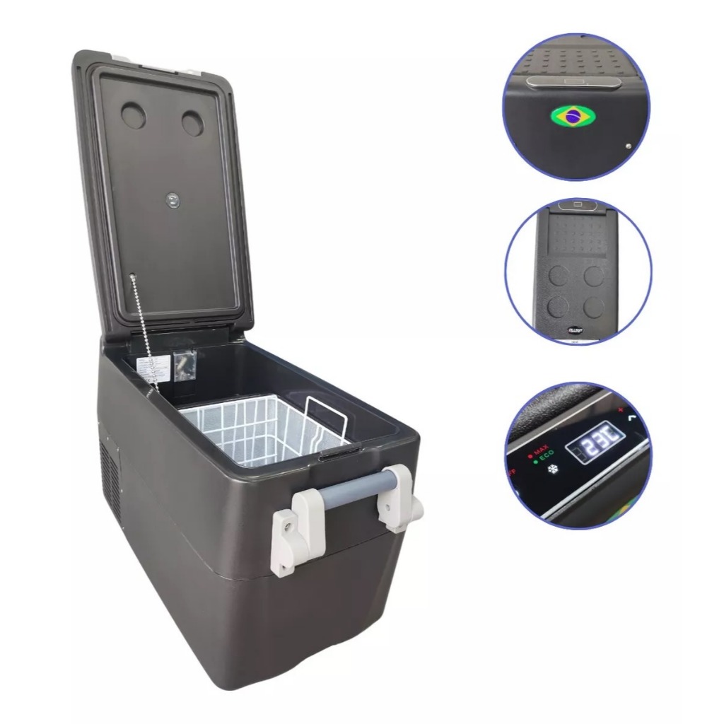 Mini Geladeira Portátil 40 litros Caminhão