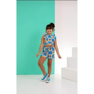 conjunto infantil menina stitch