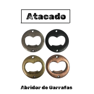 ABRIDOR DE GARRAFA CHAPA COM PARAFUSOS