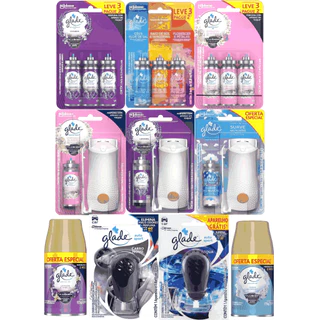 PRODUTOS GLADE: Odorizador 12 ml Com Aparelho Glade, Refil Glade odorizador 12 ml, Glade desodorizador Auto Sport/ Odorizador de Ambiente Glade Automatic Frasco 269ml FAÇA SUA ESCOLHA: