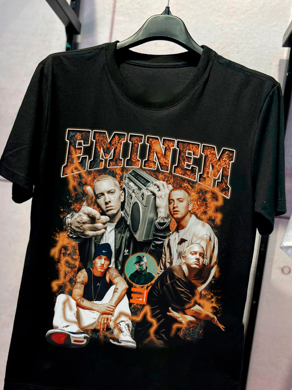 Camiseta Eminem Slim Shady Rap Rapper Unissex Em Algodão | Shopee