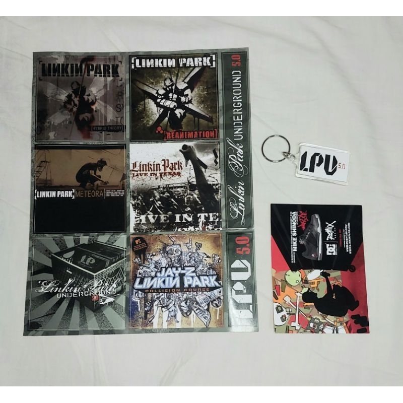 kit Linkin Park Undergroung 5 Com 3 Peças LPU Fã Clube Oficial