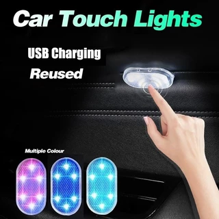 Kit Luz Interior Do Carro 5v Sem Fio Magnético Led Toque Luz Carro/Iluminação Interior Atmosfera Luz USB Recarregável