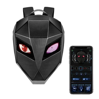 Mochila Led Bluetooth Para Moto Capacete Impermeável Smart