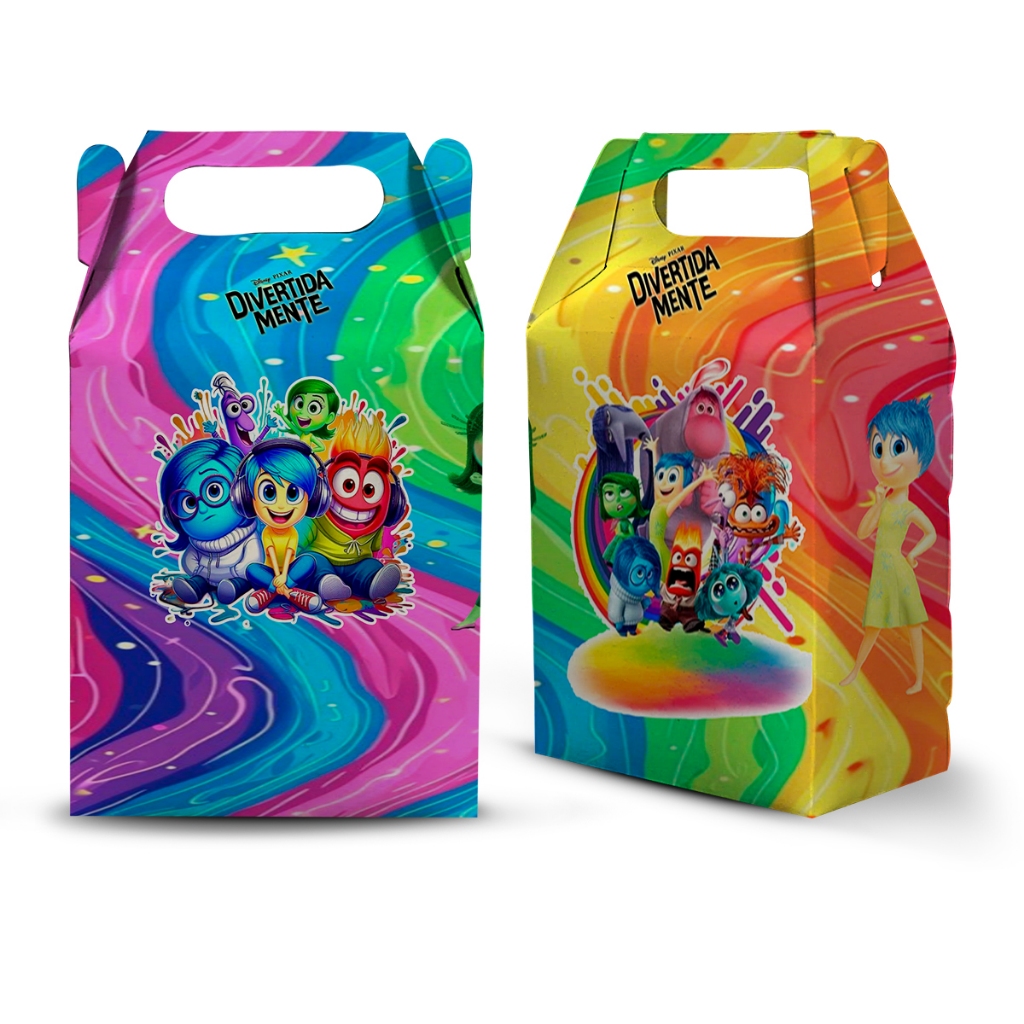 10 CAIXA MILK MALETINHA TEMA DIVERTIDAMENTE 2 (VARIAÇÃO 1) LEMBRANCINHA PARA FESTA