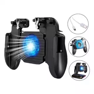 Kit Gatilho Analogico + Suporte Gamepad PARA Celular Freefire Botão L1 e L2