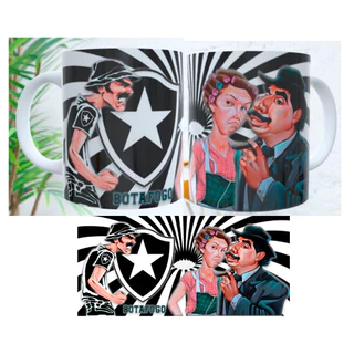 Caneca de Time exclusiva de Futebol Personalizada do Botafogo FC de Porcelana 325 ML Veja a descrição
