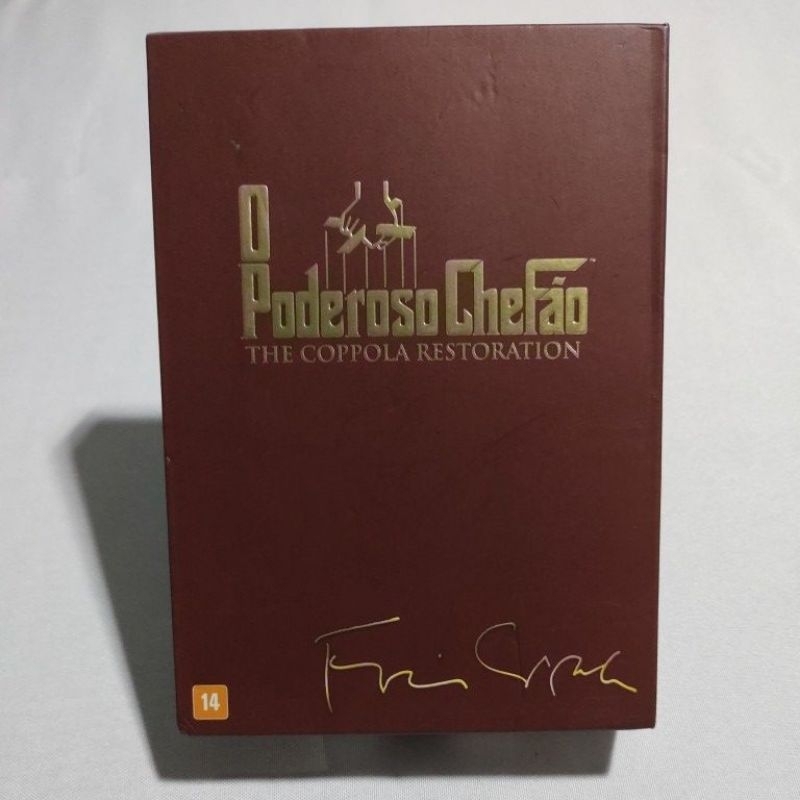 DVD O PODEROSO CHEFÃO TRILOGIA USADO DUBLADO CAPA DURA ORIGINAL 70 ...