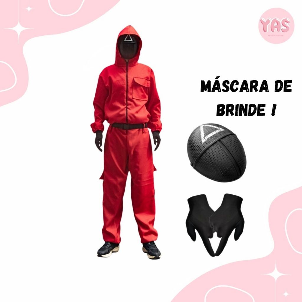 round 6 roupa macacão cosplay fantasia | Shopee Brasil