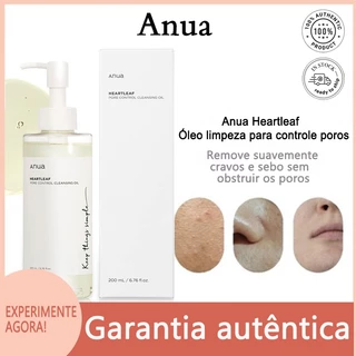 Anua Heartleaf Pore Control Cleansing Oil Óleo de limpeza profunda coreano 200ml