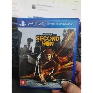 JOGO USADO - INFAMOUS SECONF SON (JOGO EM CD) P S 4