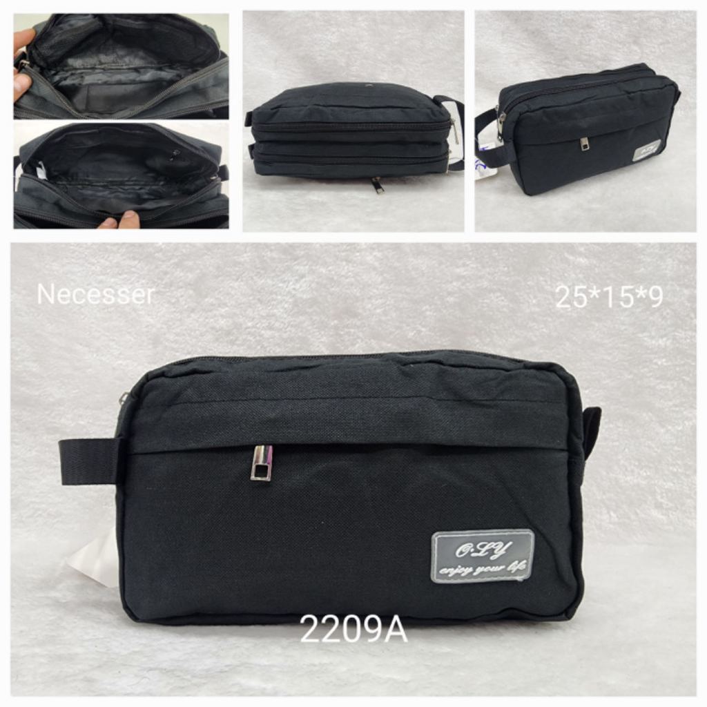 Nécessaire organizadora bolsa de mão viagem material impermeavel