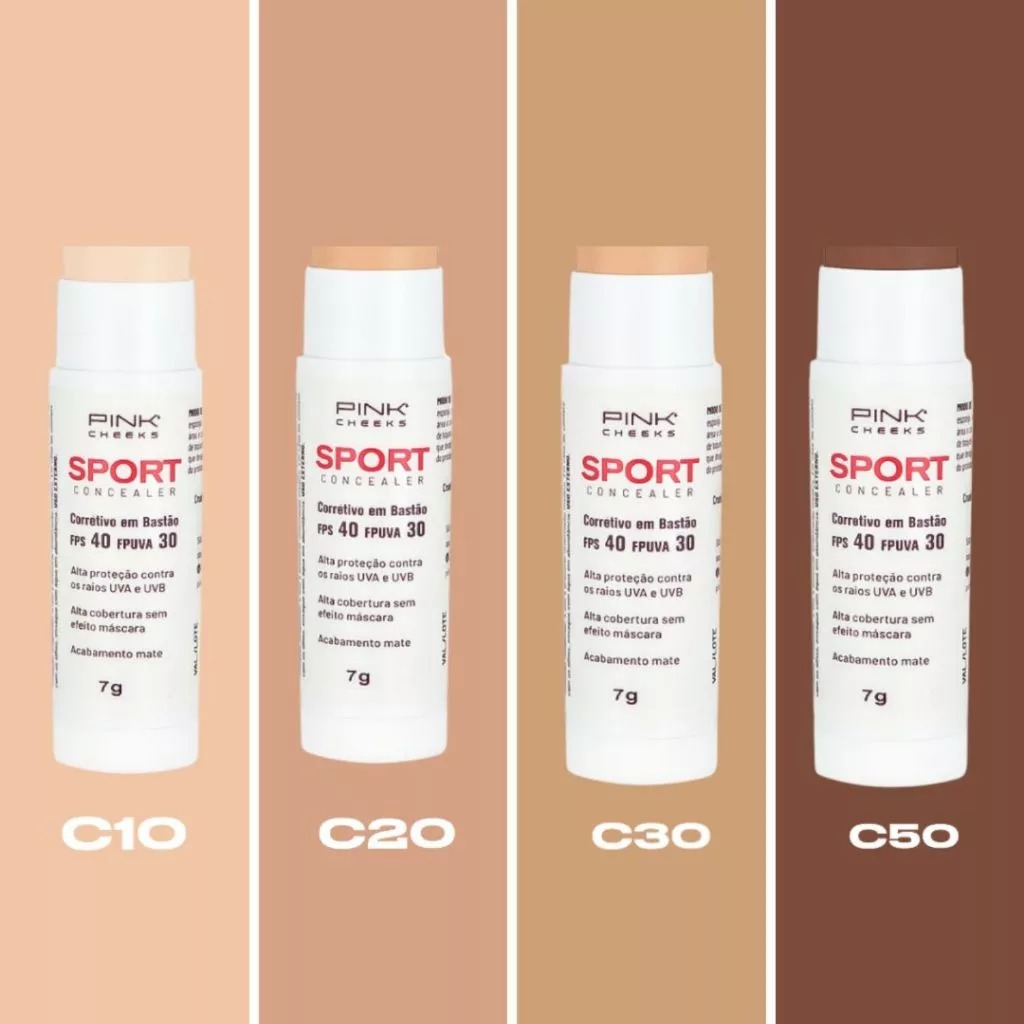 Pink Cheeks Sport Concealer FPS 40 FPUVA 30 C20 Corretivo em Bastão ...
