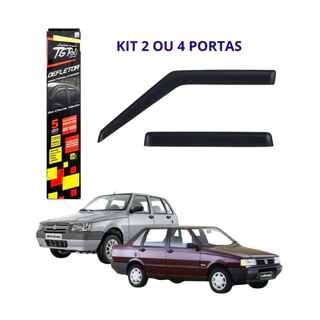 Kit Calha de Chuva Defletor Uno/Premio/Elba 85/11 E Mille/Fire 12/13 Fumê em Oferta na Shopee