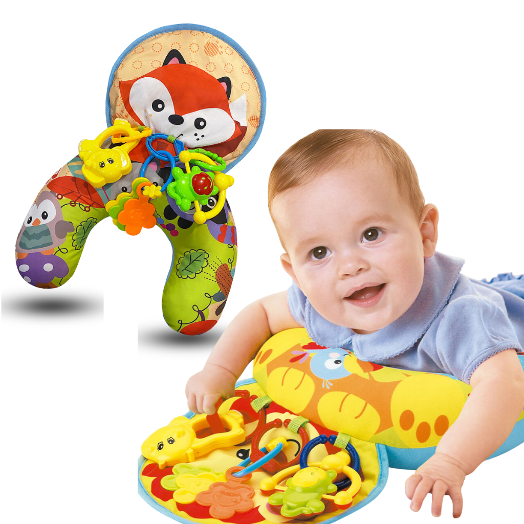 Brinquedo Almofadinha Conforto Bebe Com Mordedor Acessórios Zoop Toys ...