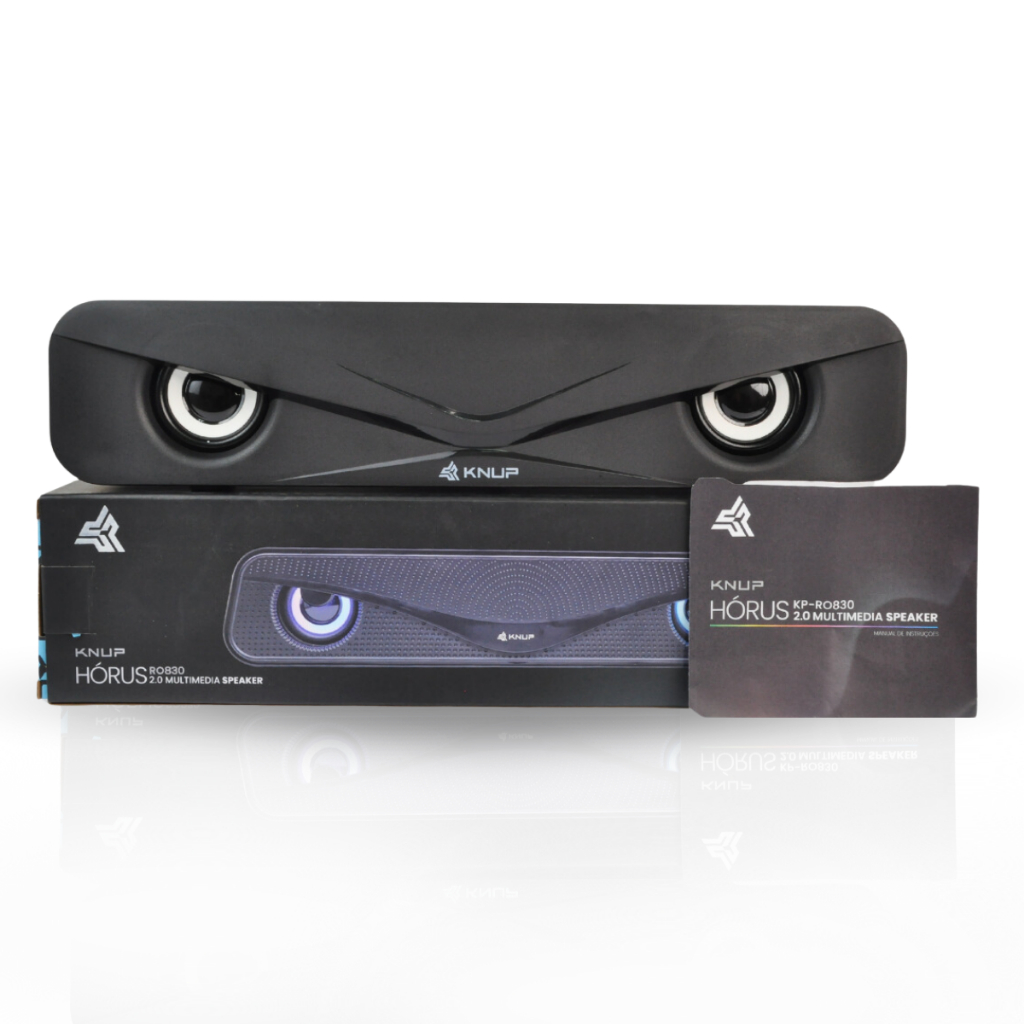 Caixa De Som Para Tv Smart Soundbar Subwoofer Rgb Usb Preto