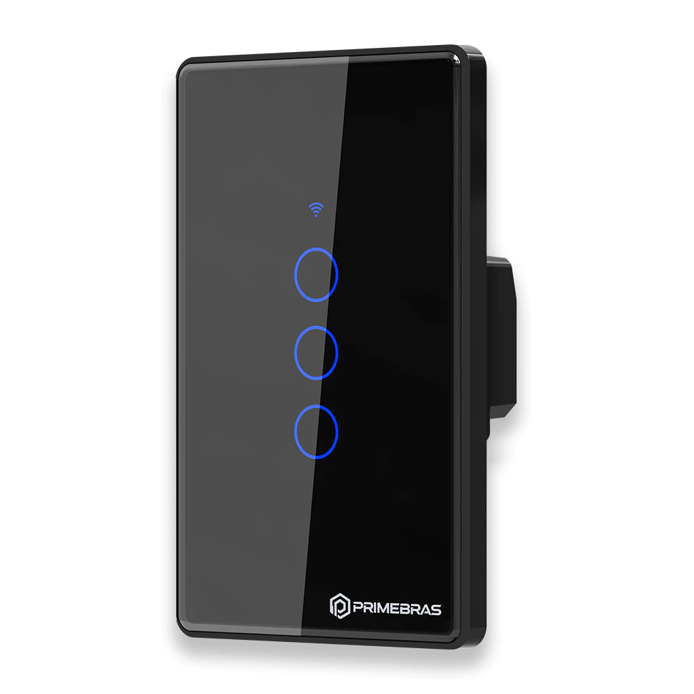 Interruptor Inteligente Wi-Fi Primebras 1 2 3 Botões 110v 220v