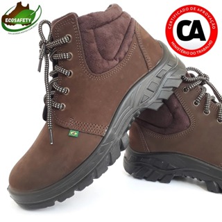 Bota fashion masculina de segurança