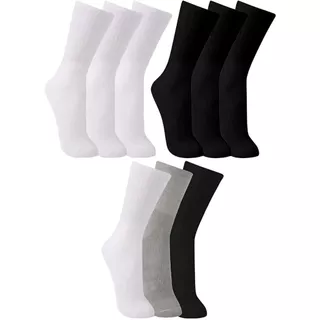 Kit 3 Pares Meias Esportiva Masculina Trifil 6313 Cano Longo Algodão Atoalhada