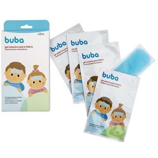 Kit 4 Compressa Em Gel Buba Para aliviar a febre Compressa refrescante buba em Oferta na Shopee