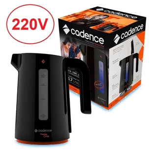 Chaleira Elétrica Cadence Colors Preta 220V CEL388 1,7 litros
