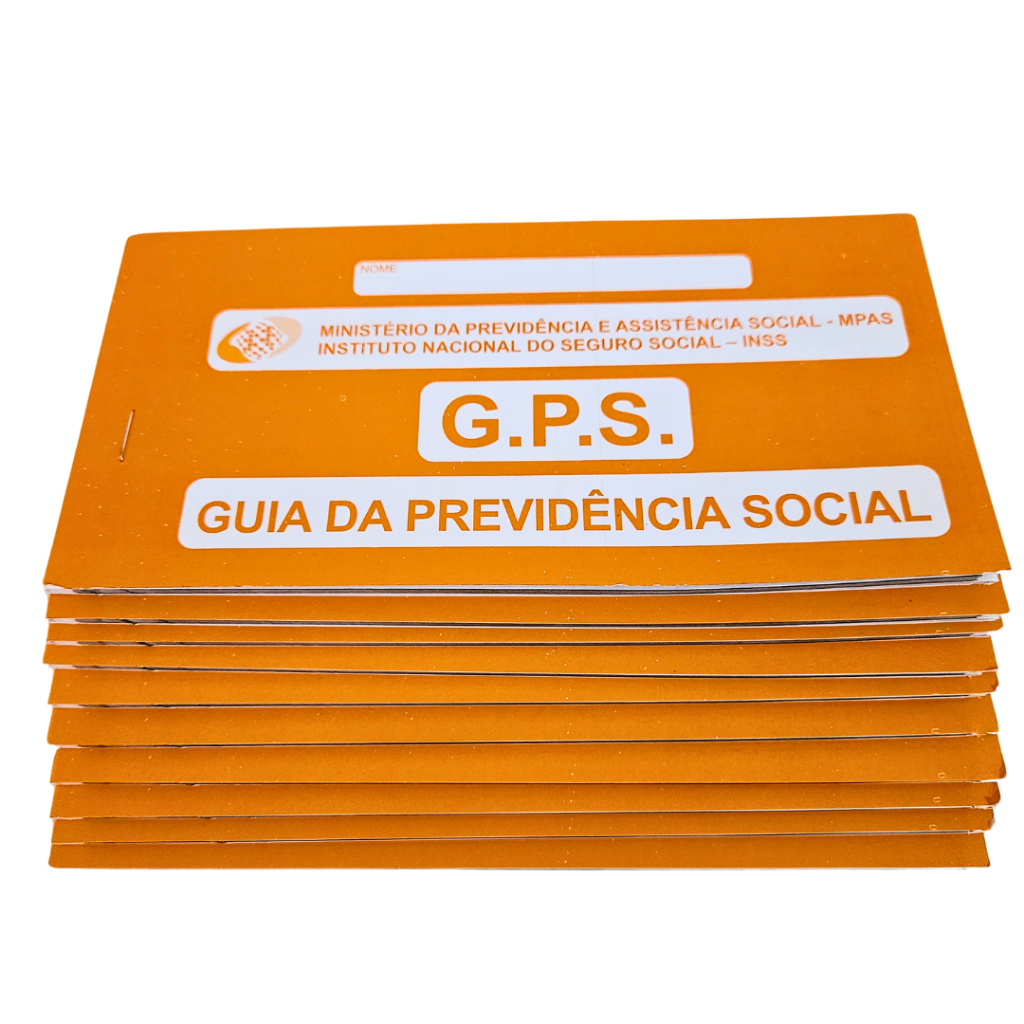 Carnê Gps Inss Guia de Recolhimento Previdência Social Tamoio | Shopee ...