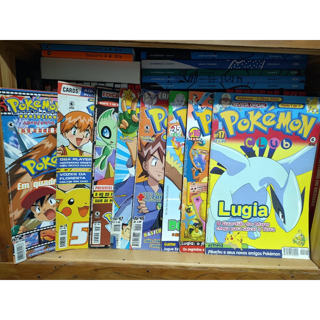Revista Pokémon Club - Números variados