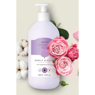 Loção Hidratante Desodorante Corporal Cuide-se Bem Rosa e Algodão 400ml