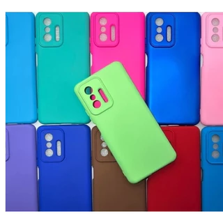 Capa Xiaomi Mi 11T 5g / Mi 11T PRO Silicone Aveludada Protege Câmera Colorida Capinha Anti Impacto