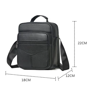 Bolsa Tiracolo Masculino de Couro Ombro
