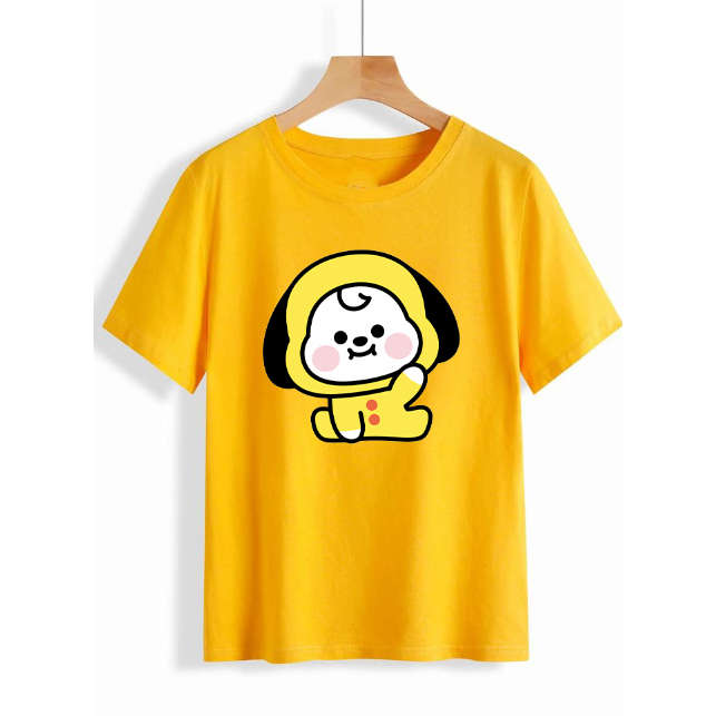 Camiseta Infantil K-pop Bts-Bt21-100% Algodão | Shopee Brasil