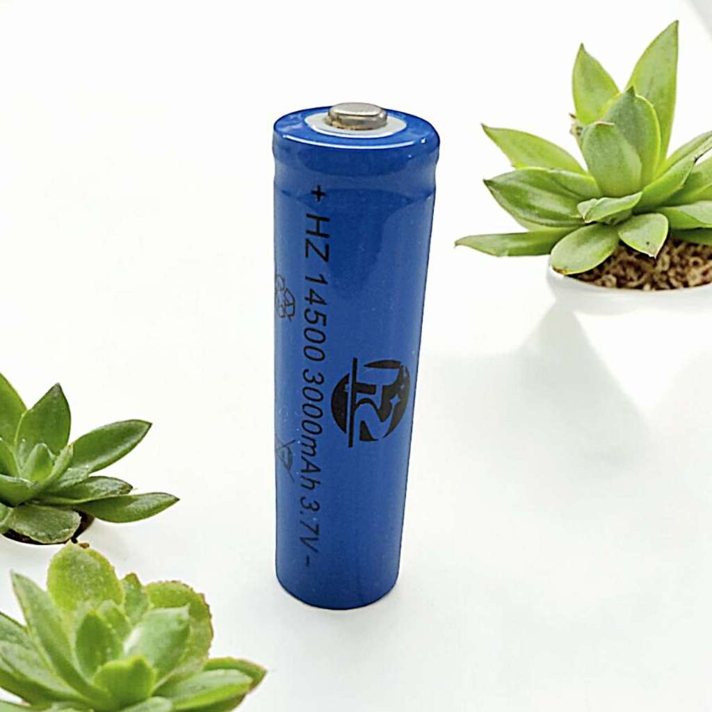 A bateria Recarregável 14500 3000MAH3,7V