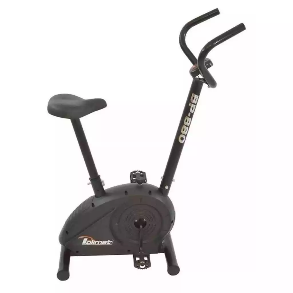 Bicicleta Ergométrica Mecânica Vertical Polimet BP-880 Monitor